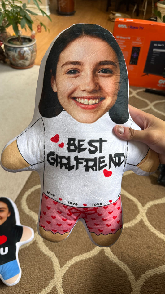 Best Girlfriend Custom Face Plush