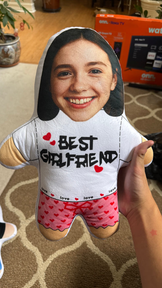 Best Girlfriend Custom Face Plush