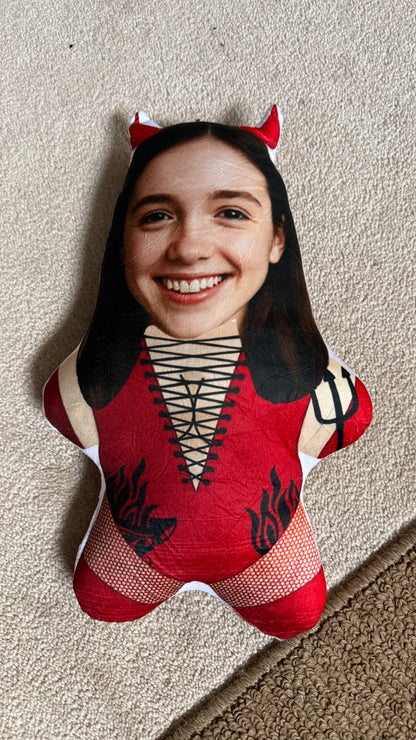 Lady Devil Custom Face Plush