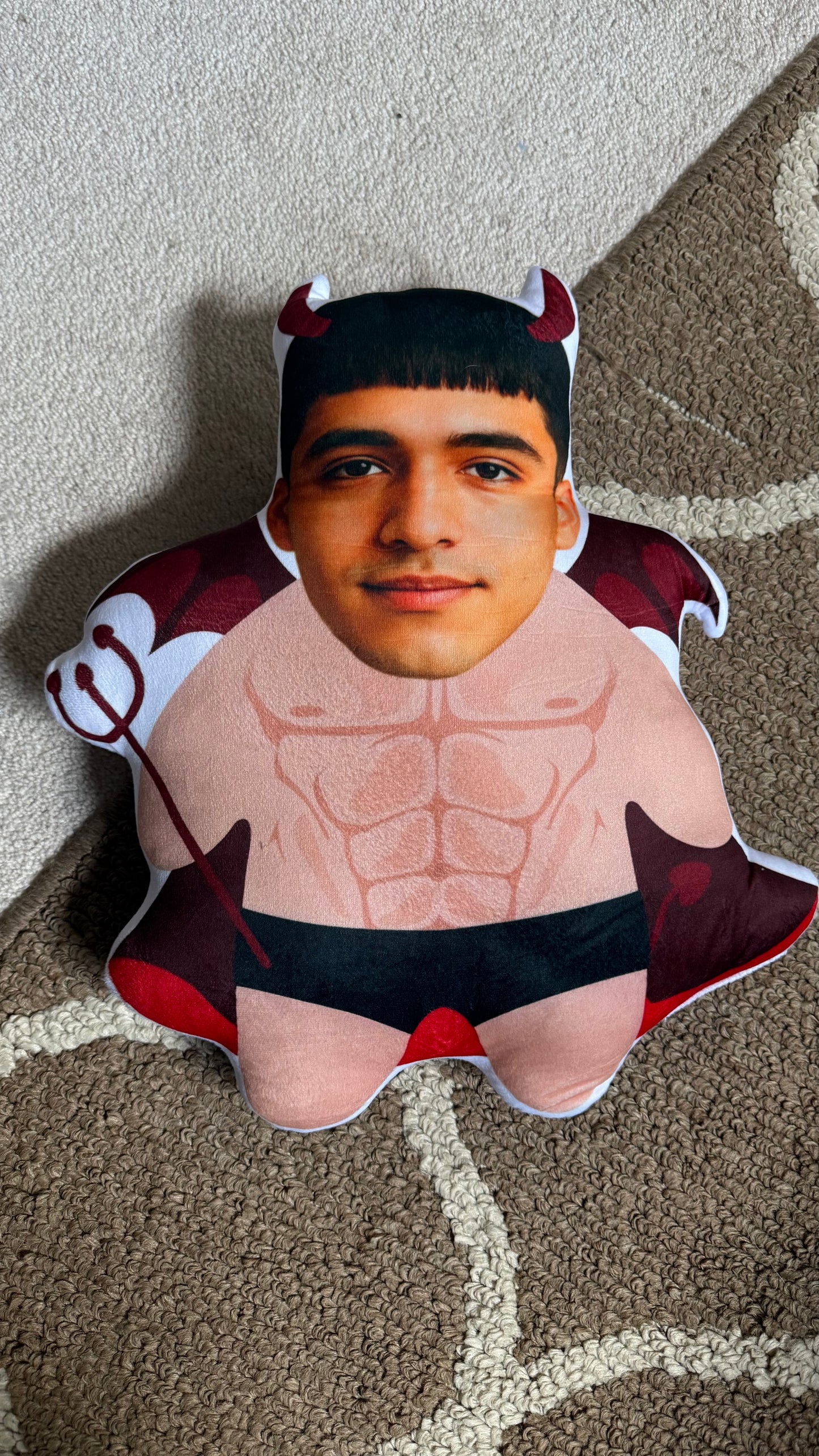 Man Devil Custom Face Plush