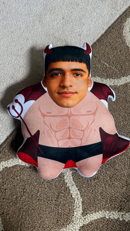 Man Devil Custom Face Plush