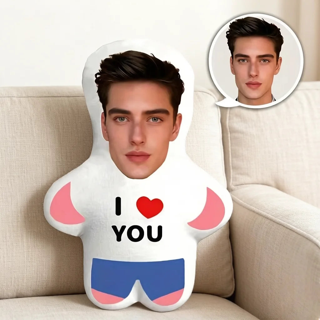 I Love You v2 Custom Face Plush