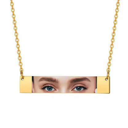 18in Custom Eye Photo Necklace