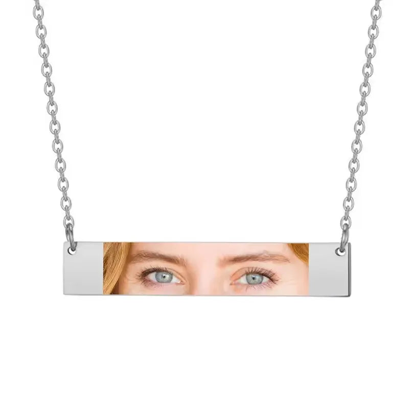 18in Custom Eye Photo Necklace