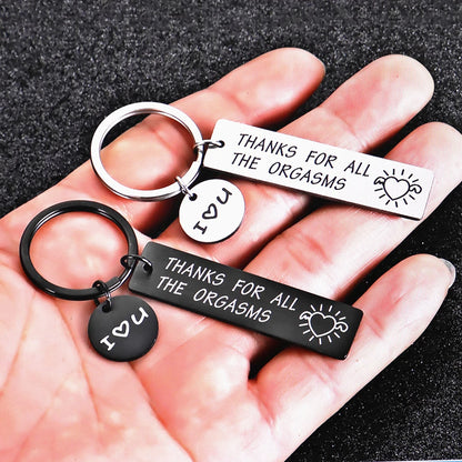 Funny Couples Keychain