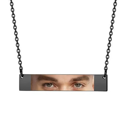 18in Custom Eye Photo Necklace