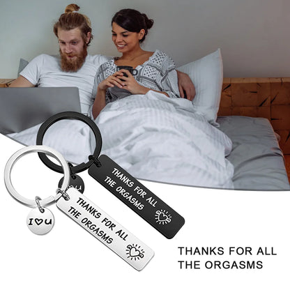Funny Couples Keychain